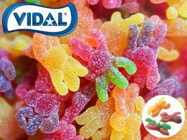 Vidal Gummi Hairy Spiders 4.4lb 